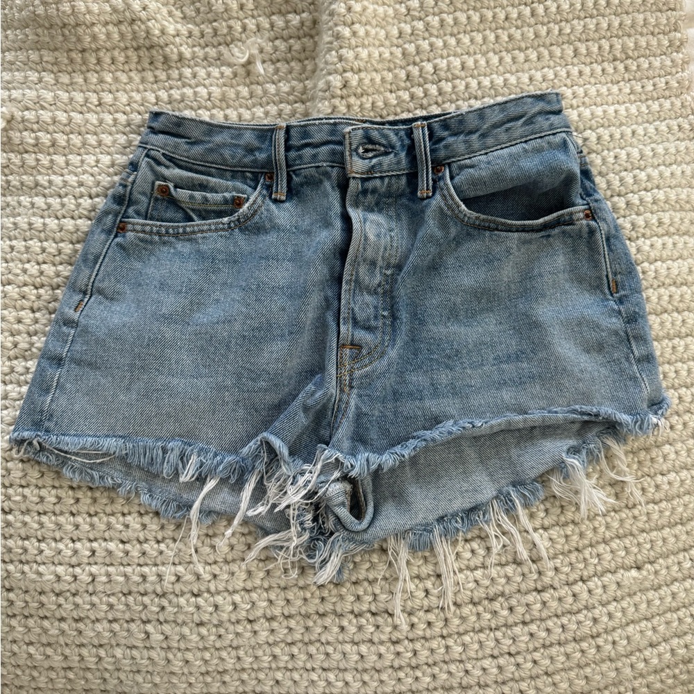 GRLFRND denim Jean shorts